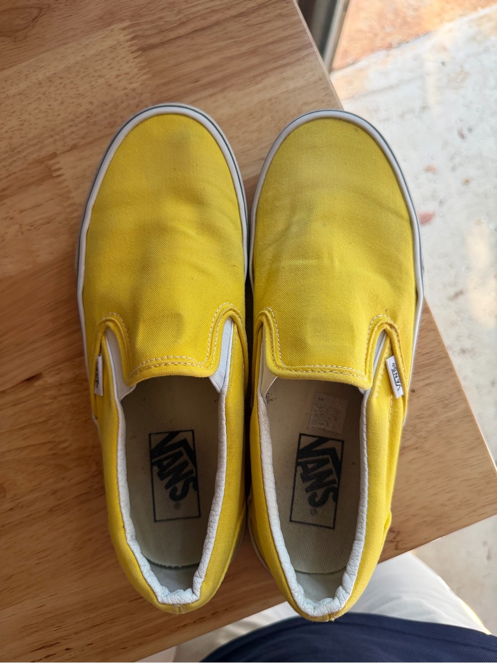 Vans Slip-On Sneakers in Yellow - Picture 5 of 6